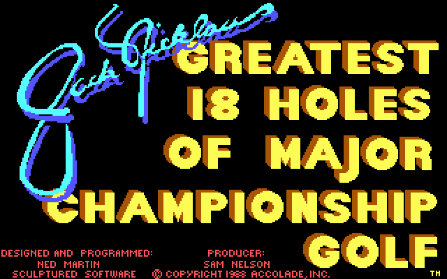 Jack Nicklaus Golf screenshot 2 for NES